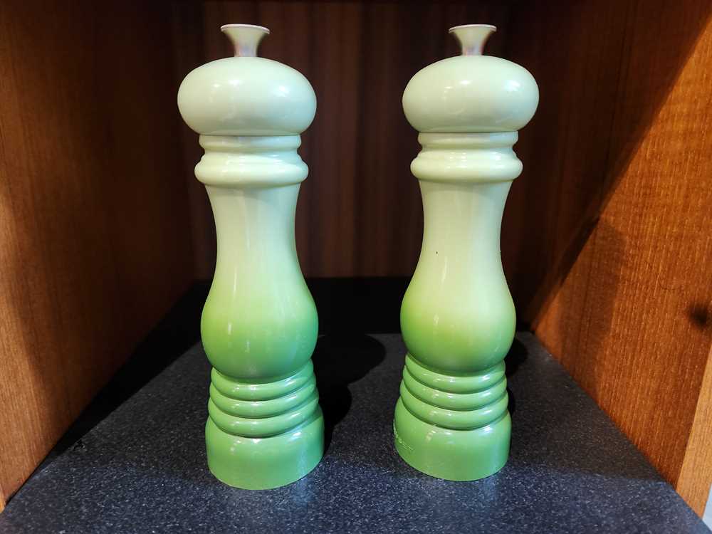 Le Creuset Green Salt & Pepper Mill Modern Love